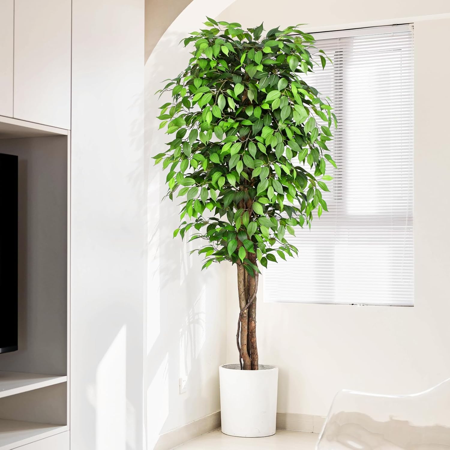 Lebensechter Künstlicher Ficus – Ficus Lyrata Tree Bewertung und Preis